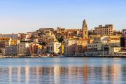 Il mare d'inverno a Gaeta